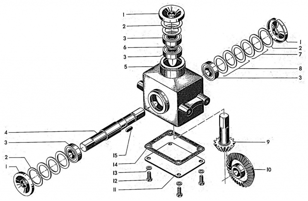 Привод шнеков ПС-10.43.090