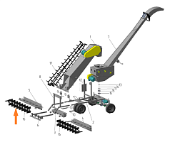 Транспортер скр. питатель А 100-04.24 (19 скр 2-2-6-6 L=4,332): купить в Воронеже