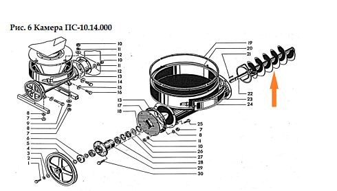 Шнек ПС-10.14.020: купить в Воронеже