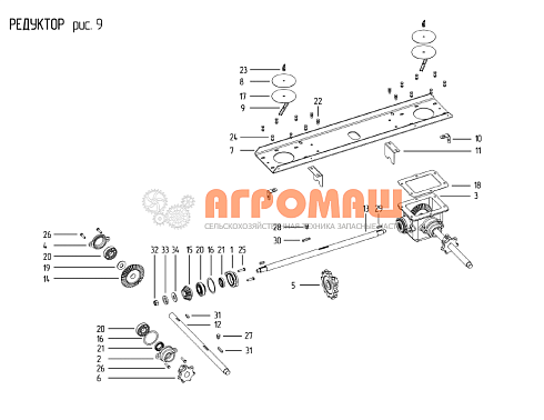 Крышка с редукторами ПЗС 100.06.030: купить в Воронеже