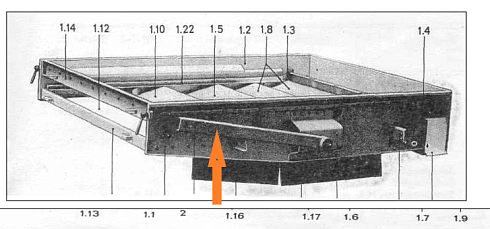 Шатун верхнего решетного стана К 527 с сайлентблоком: купить в Воронеже