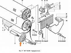 Звездочка натяжная СММ 28.100: купить в Воронеже