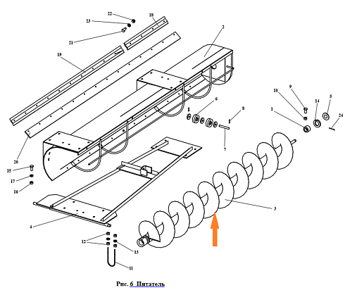 Шнек ОВИ 05.350: купить в Воронеже