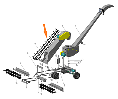 Транспортер скр. загрузчик А 100-01.24 (26 скр 2-2-6-6 L=5,928): купить в Воронеже