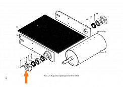 Крышка подшипника ЗП 14.112 (три отверстия): купить в Воронеже