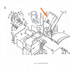 Труба (длинная) с тягой ЗА 03.070 "а": купить в Воронеже