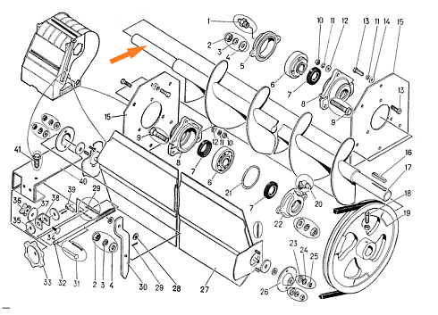 Шнек отходов МПО-50.04.090: купить в Воронеже