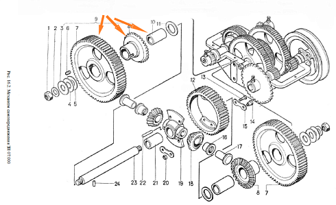 Блок зубчатый ЗМ 07.030 (z=82) чугунный: купить в Воронеже