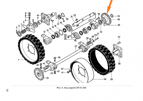 Звездочка ЗП 01.340/01.360 (Z=25, t=19,05): купить в Воронеже