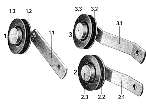 Ролик натяжной внутренний с валом и кронштейном: купить в Воронеже