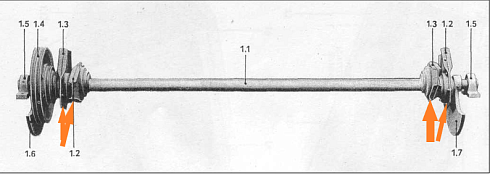 Головка шатун гл. вала К527/547: купить в Воронеже