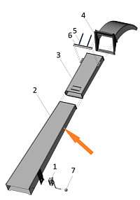 Лоток А-100-07.04.01.00 (Труба А-100): купить в Воронеже