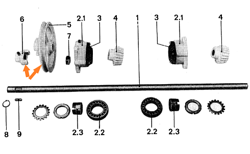 Шкив триерного барабана с муфтой К531: купить в Воронеже