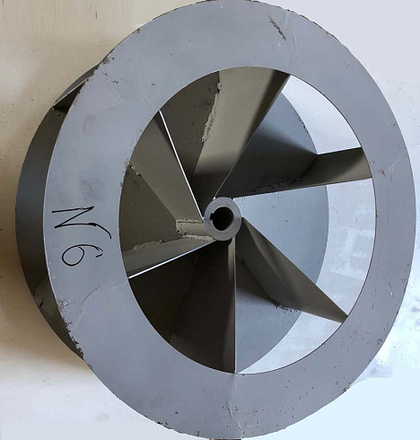 Рабочее колесо вентилятора Р8-УЗКМ-50 диам. 600 мм., ступица 38: купить в Воронеже