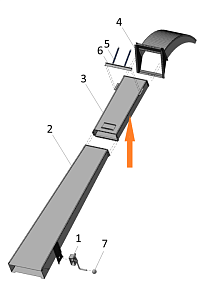 Лоток А-100-07.04.02.00 (Труба А-100): купить в Воронеже