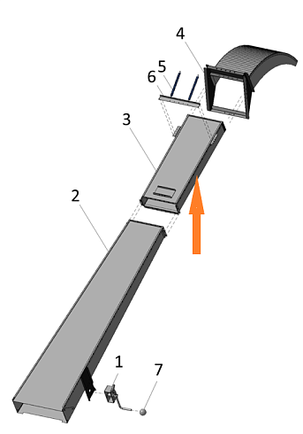 Лоток А-100-07.04.02.00 (Труба А-100): купить в Воронеже