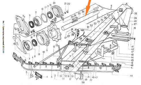 Вал ЗП 02.601 тран-р загруз., верх.: купить в Воронеже