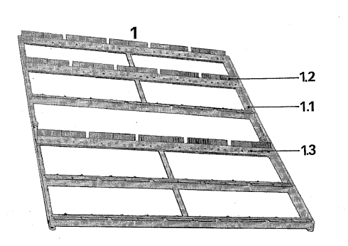Рамка щеточная К 547 ВРС (в сборе со скребками к-кт 2 шт.): купить в Воронеже