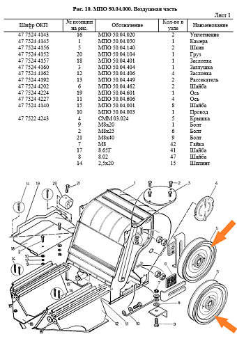 Шкив МПО 50.04.140: купить в Воронеже