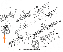 Шкив ЗВТ 86.103 (2-х руч. D=140 мм) нов.: купить в Воронеже