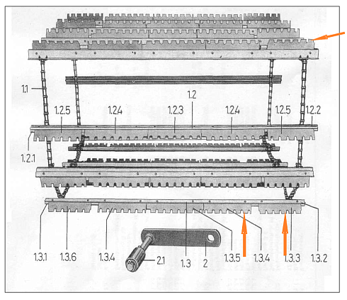Щетка очистки верх. решета К-527 селикон (к-т 65шт) : купить в Воронеже