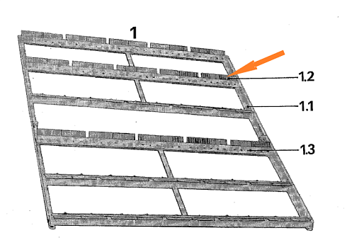 Скребок очистки решет К-547 (140 шт. в ком-те): купить в Воронеже