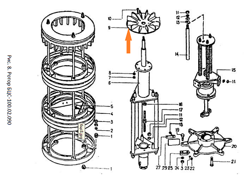 Разбрасыватель 1А БЦС 100.02.500: купить в Воронеже
