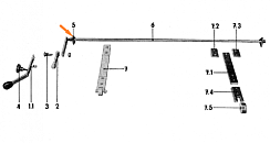 Втулка вала колотушек (Треугольный маленький): купить в Воронеже