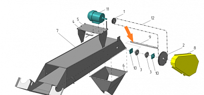 Вал А 150-01.11 (вал верхний ф=35 или ф=45): купить в Воронеже
