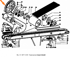 Шкив МСУ 03.103-01 ф=25 ф=290 руч в(б) (ПС-10.09.010): купить в Воронеже