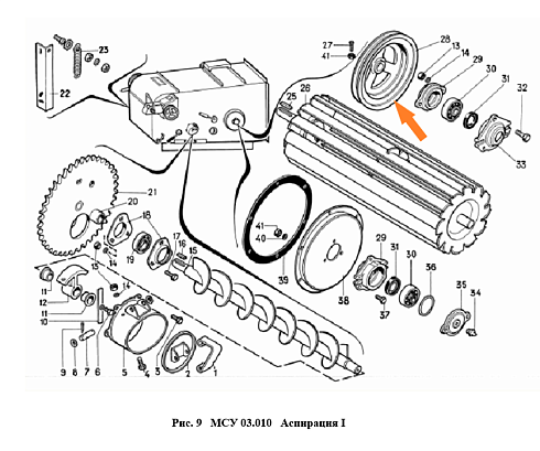 Шкив МСУ 03.102 (365/265 ф=30 в(б)): купить в Воронеже
