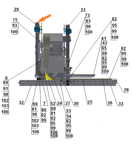 Транспортер отгрузочный ОВИ 04.000 (ОВС-25): купить в Воронеже