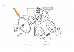 Звездочка ЗП 02.210/02.140 z=36, t=25.4: купить в Воронеже
