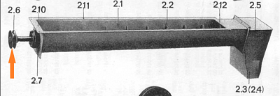 Шкив шнека вторичной аспирации К 527, 547: купить в Воронеже
