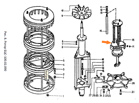 Гол-ка шатунаА1-БЦС-100.02.220(50.32.220) без пруж: купить в Воронеже