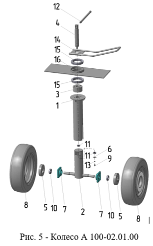 Колесо А 100-02.01.00 (без колес и ручки): купить в Воронеже