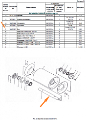 Вал ЗА 03.622 (ПЗТ 11.602) барабан ведомый: купить в Воронеже