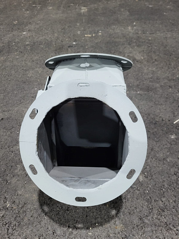 Клапан ручной симметричный ф200мм уг45гр (распределитель) : купить в Воронеже