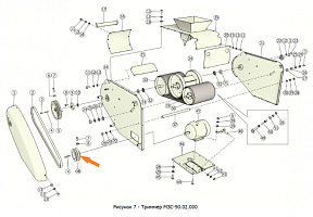 Шкив МЗС-90.02.180 (Фвнеш.=160мм, Фвнутр.=32мм, 2-х рч., сеч. С(В)) стальной: купить в Воронеже