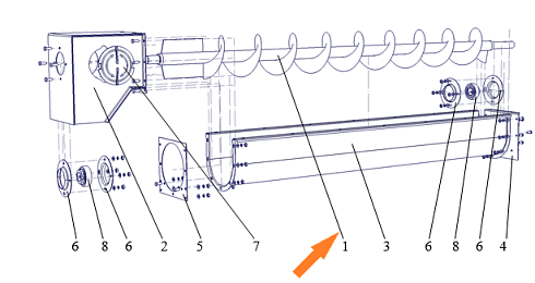 Шнек СВУ 60.03.210А: купить в Воронеже