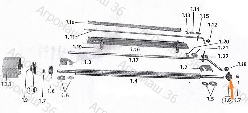 Втулка питающего вала (Треугольный большой): купить в Воронеже