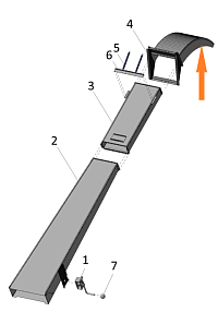Отражатель А-100-07.04.03.00 (Носок А-100): купить в Воронеже