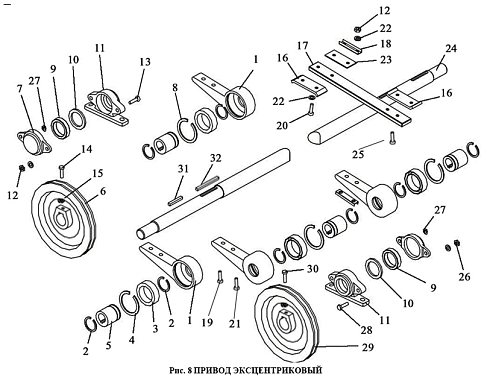 Привод эксцентриковый ЗВТ 86.000 (ЗВС-20А) нов.: купить в Воронеже