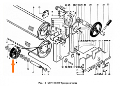 Ролик опорный триерного цилиндра БМ 09.001 П: купить в Воронеже