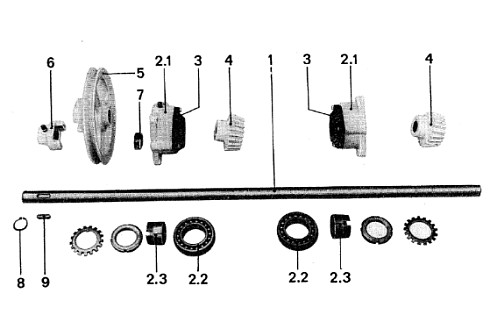 Вал привода триерного барабана К 531: купить в Воронеже
