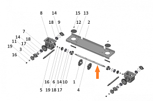 Вал А 150-03.13: купить в Воронеже