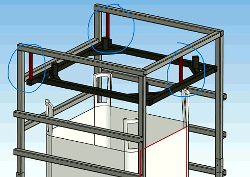Передвижной загрузчик биг-бэгов ПЗ-100